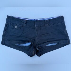 Black American Eagle Shortie Shorts